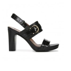 NIB Naturalizer Joyce Black Heeled Sandals Size 9